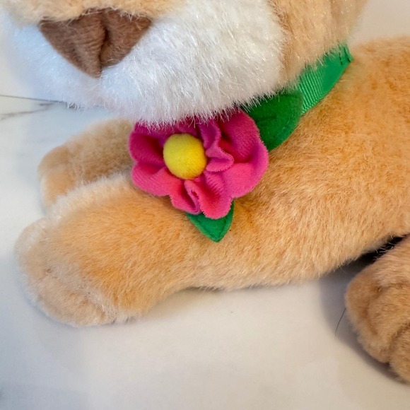 Disney Purring Nala The Lion King Vintage 1993 Plush Toy Flower Collar 9" EUC - Picture 4 of 11